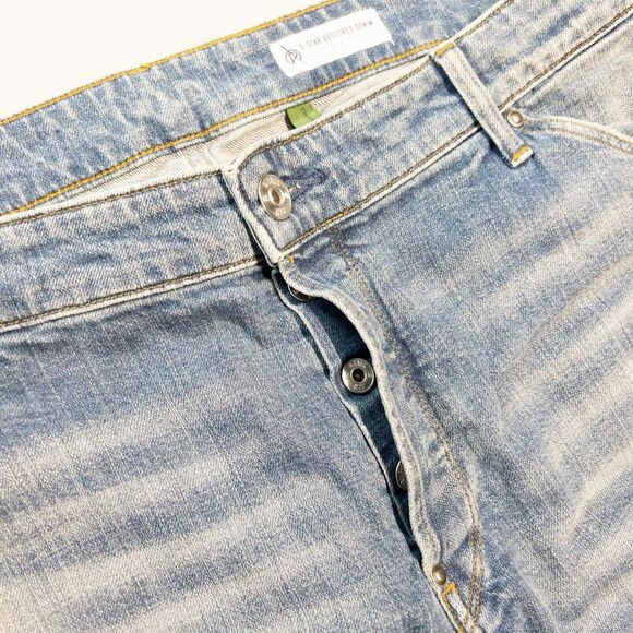 G-Star Raw Restored Denim Button Fly Slim Straight Mens 40x32 - Picture 2 of 7
